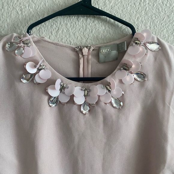 SUMMER SALE! 
ASOS crop top embellished midi dress - Picture 3 of 6